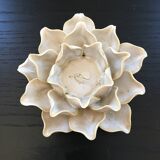 Ceramic flower candle holder