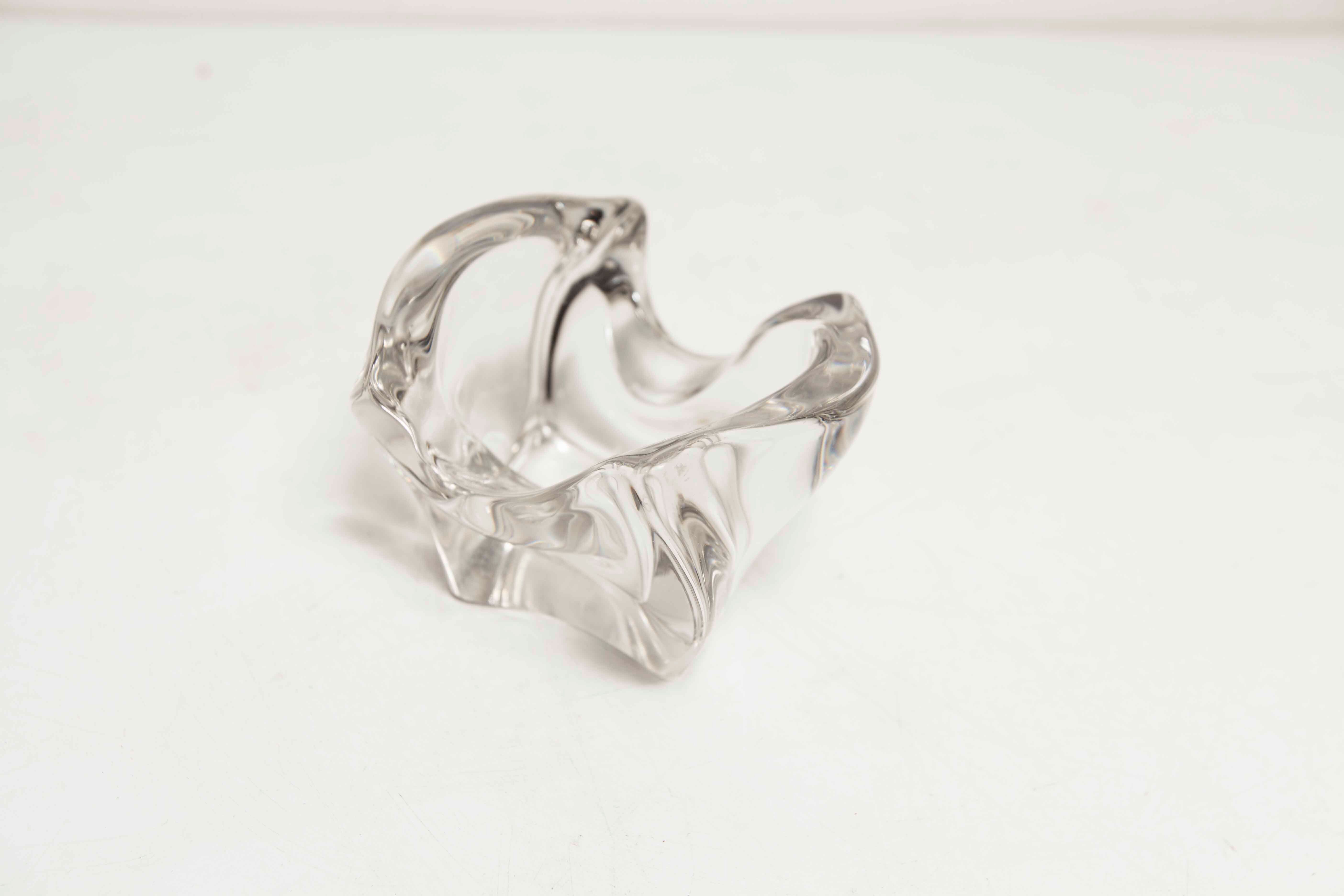 Ashtray crystal of arques 1960