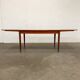 Vintage extendable dining table in teak – 1960s Scandinavian table rall