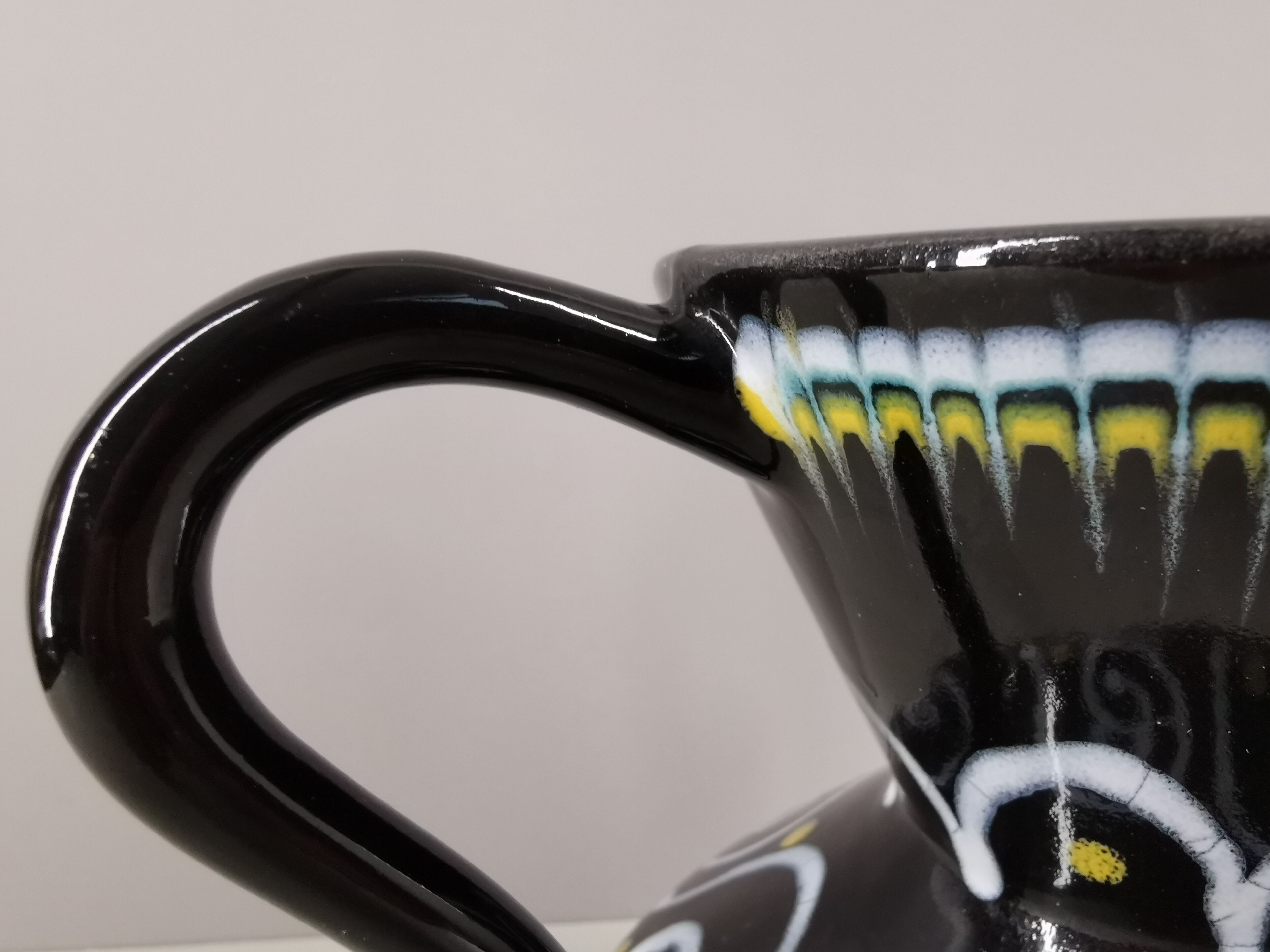 Ceramic vase by T.B décor and antique shape 50