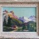 Louis ANDREY, mountain landscape, oil on canvas signed