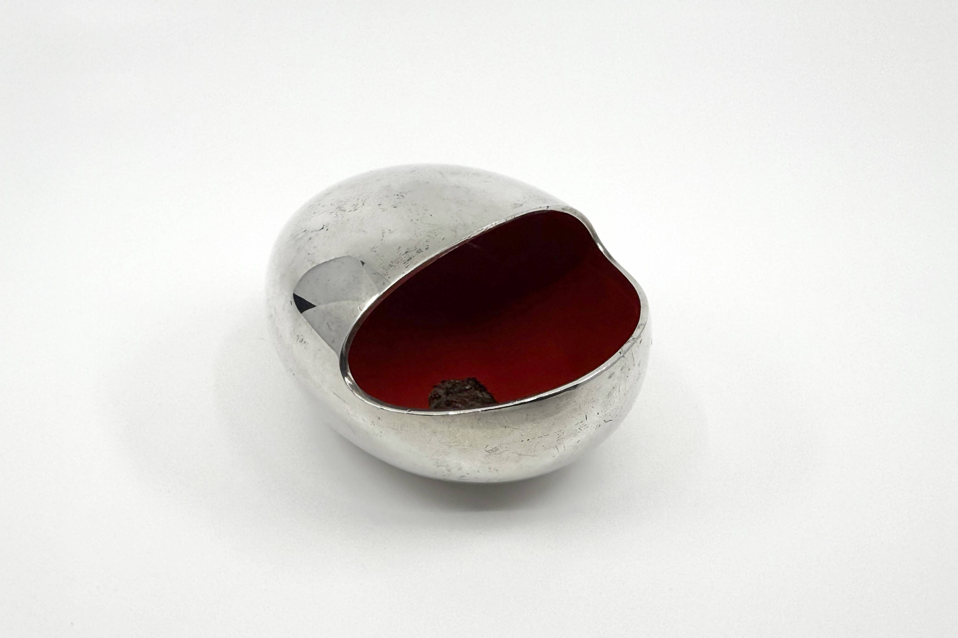 Cendrier moderniste "the smile" • Hans Bundle pour Carl Cohr • Danemark 50s