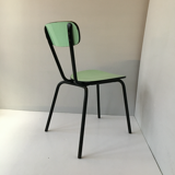 Water-green formica chair