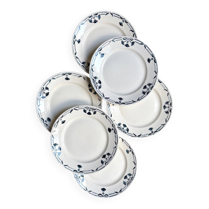 6 assiettes à dessert