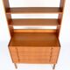 Paire de bibliothèques scandinaves en teck années 60
