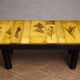 Vintage ceramic coffee table – Roger Capron Vallauris – Herbarium decor – 1950s/60s