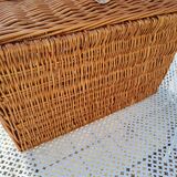 Wicker suitcase