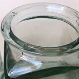 Set of 5 jars glass and Cork. 1970