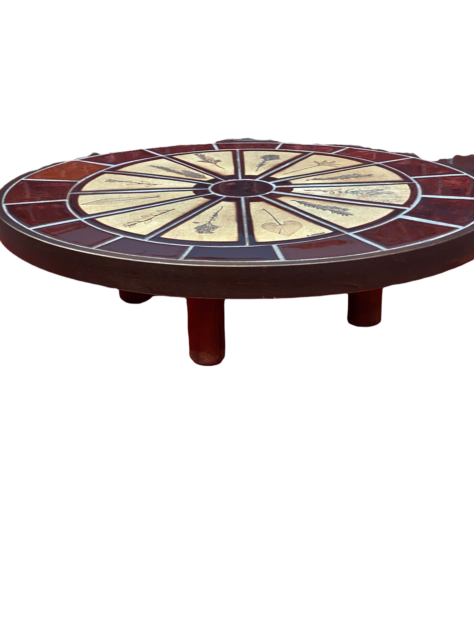 Roger Capron oval coffee table 1960