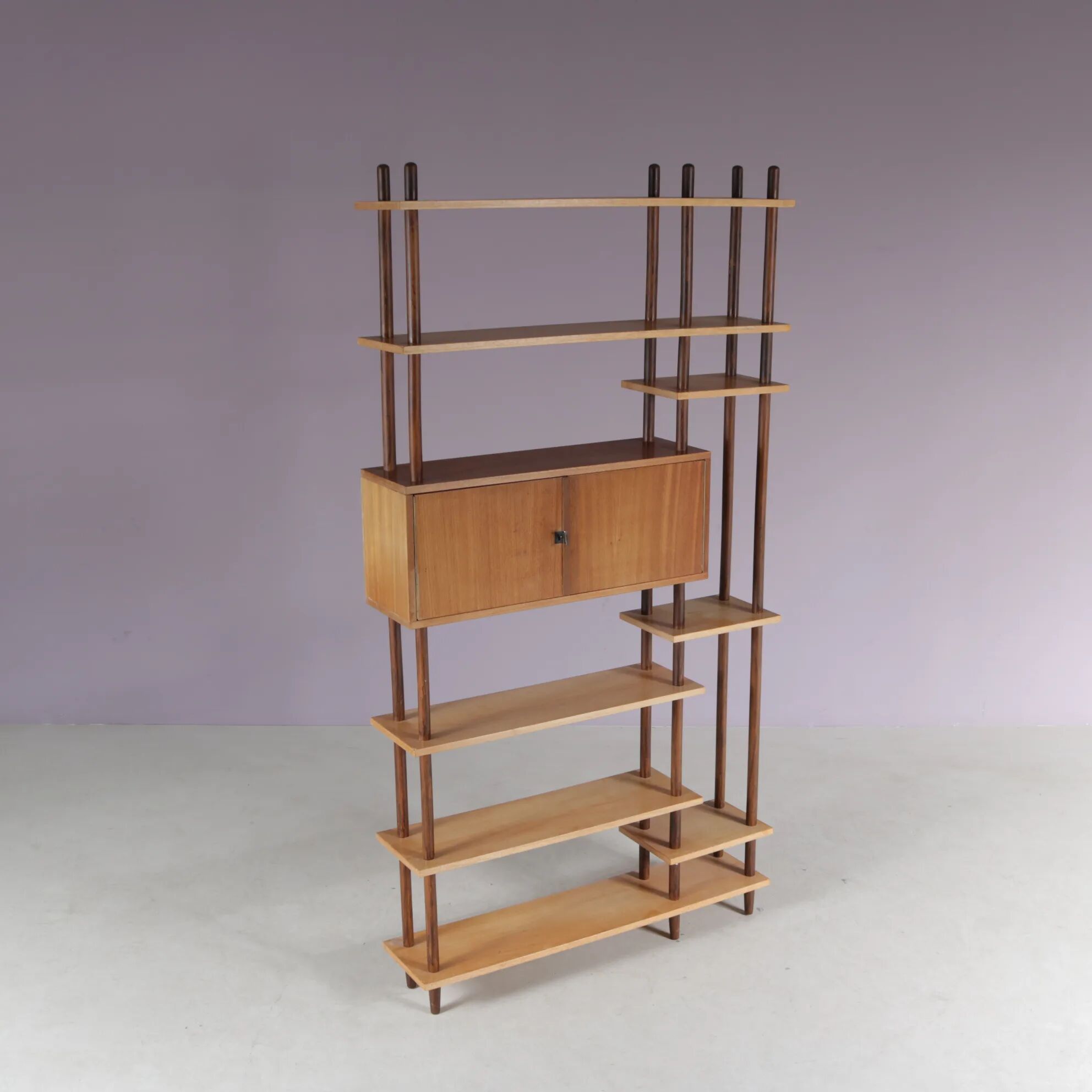 1950s stick cabinet from the Netherlands