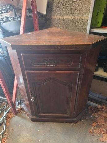 Rustic solid wood corner furniture