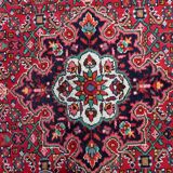 Handmade vintage Persian Malayer rug 167cm x 219cm, 1960s