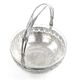 Fruit basket, Art Nouveau, silver-plated brass, WMF, Germany, early 20th century