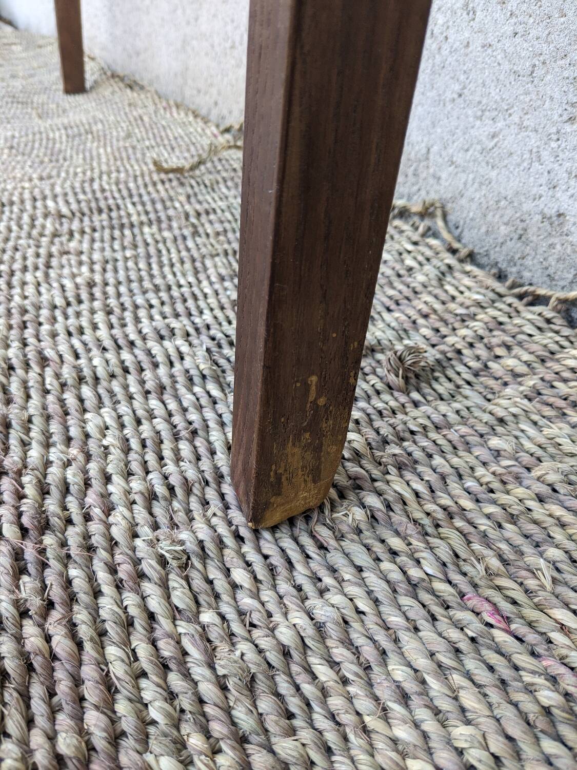 Rustic solid oak desk