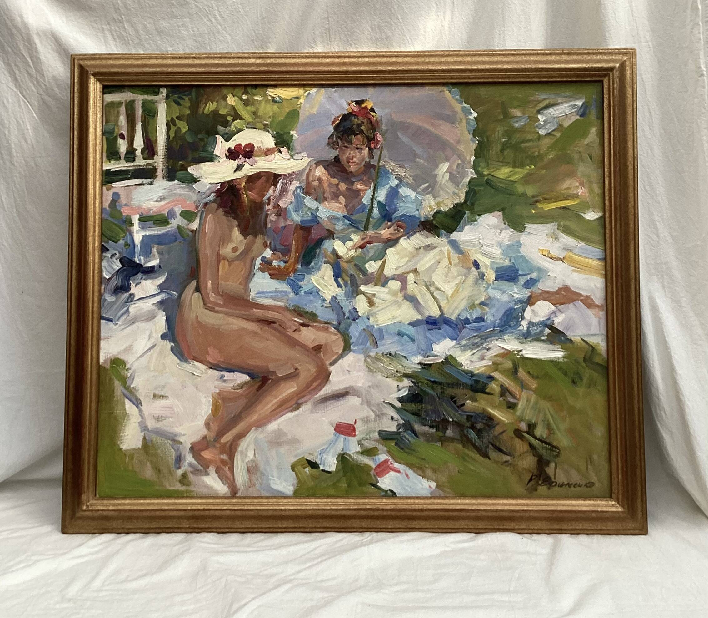 Oil painting on canvas, dimensions: height - 69 cm - width - 82 cm