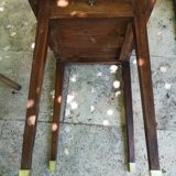 Table d'appoint bois ancienne