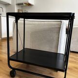 Modern folding serving trolley