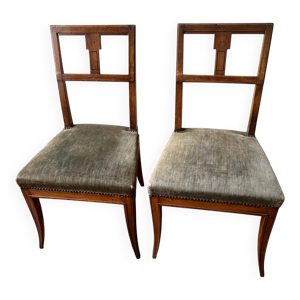 Paire de chaises Directoire - fin xviiie