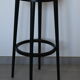 2 black baumann stools 785mm