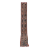 Vintage Turkish Oushak Handwoven Rug 63x633 cm