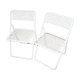 Set of two folding chairs Ted Net by Niels Gammelgaard