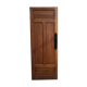 old sanitary door of the bank of France in oak
