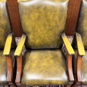 Set of Classic English Chesterfield President Chairs
