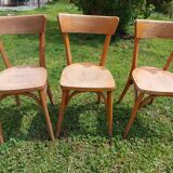 3 Luterma bistro chairs, sanded