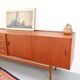 Teak ring buffet in vintage retro style from the 60s-70s.