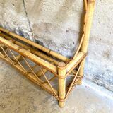 Wall-mounted coat rack with mirror and umbrella stand, 1950s-60s