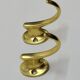 Gold-Colored Anodized Aluminum Coat Hooks, 1950s, Set of 2
