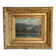 Painting by J. GIRARD-CONDAMIN, Lyon school, the banks of the Rhône and the mountains of Bugey