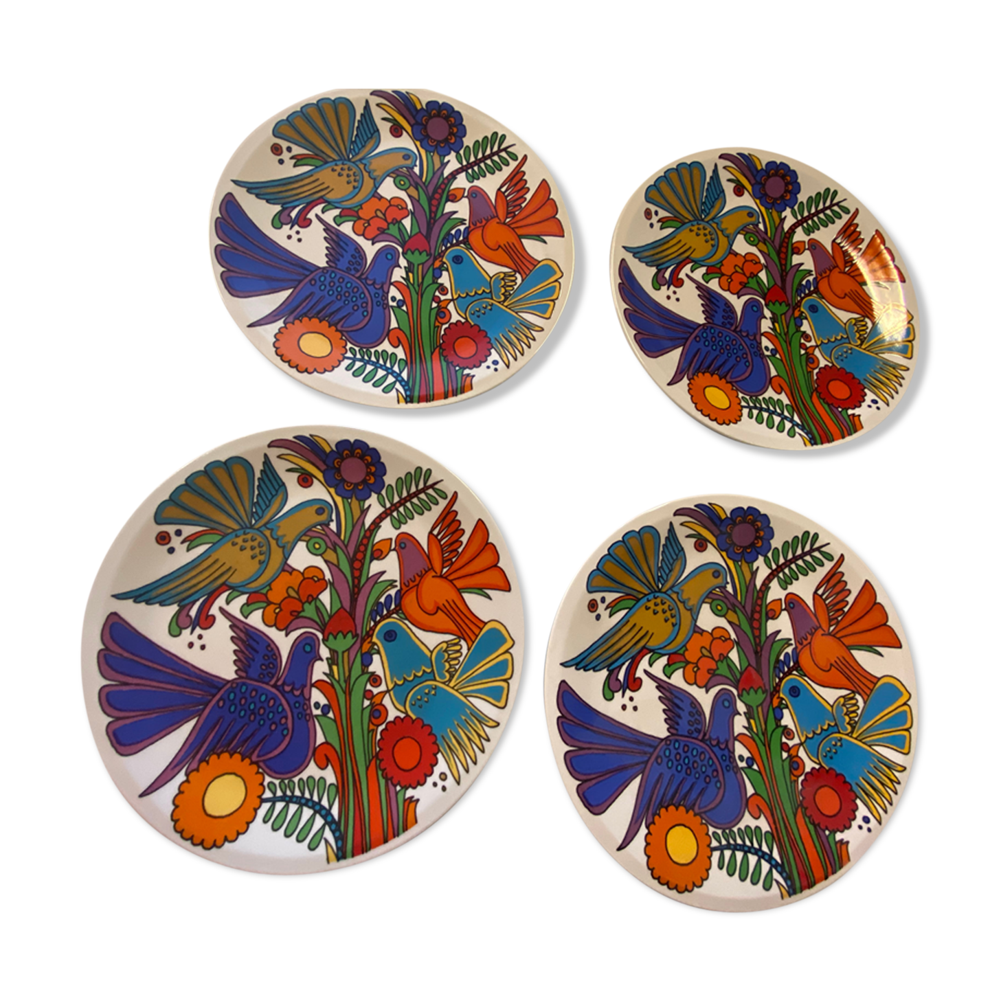 4 dessert plates Villeroy Boch Acapulco