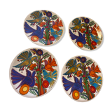 4 dessert plates Villeroy Boch Acapulco