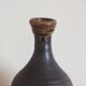 Clay bottle glazed neck