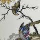 Limoges, plateau en porcelaine polychrome Bernardaud XXème