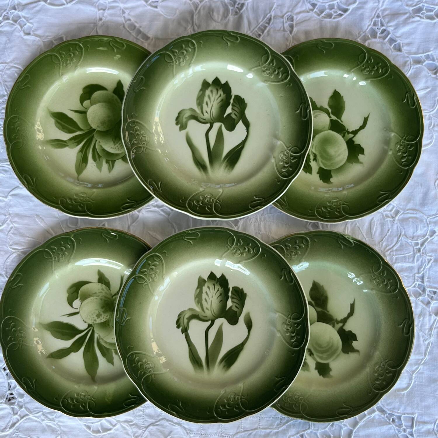 Longwy dessert plates