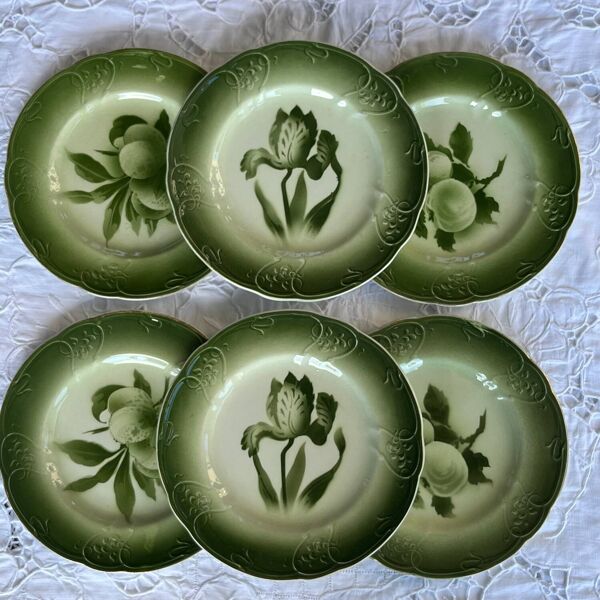 Assiettes à dessert Longwy