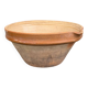 Grand saladier plat  terre cuite