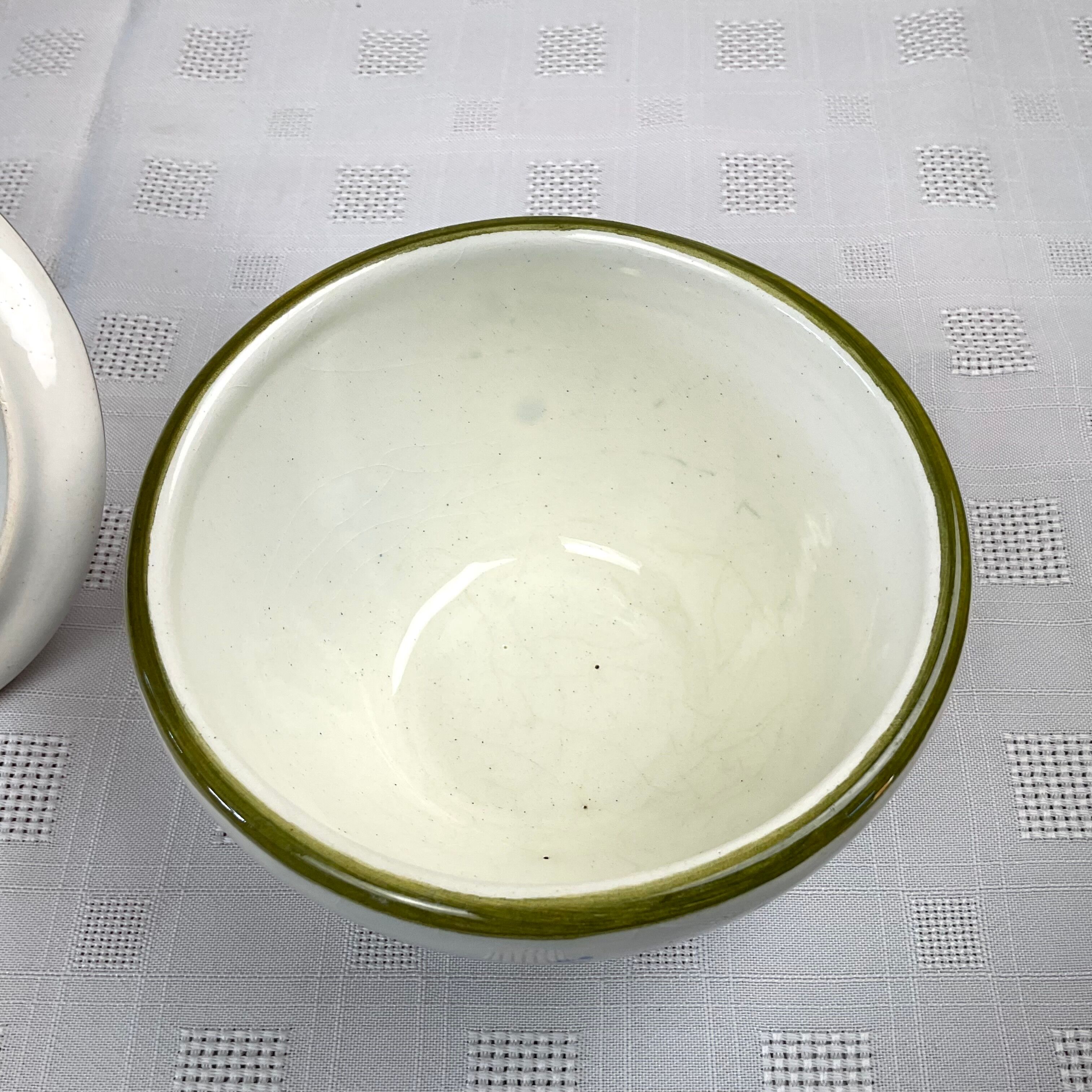Ceramic jam/sugar bowl country style