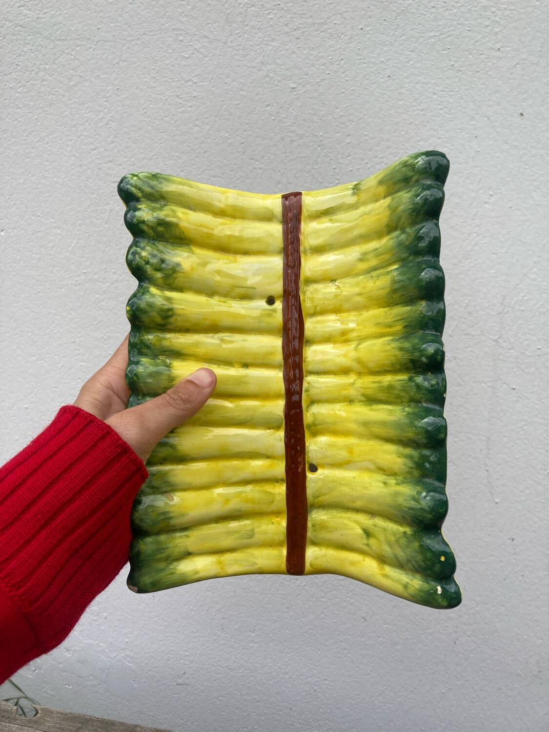 Asparagus slushie dish