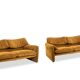 Vico Magistretti. 2-seater sofa, “Maralunga” model. 1970s.