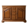 Traditional low buffet set: natural wood serving furniture