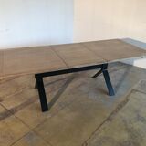 Industrial extension dining table