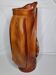 Vintage sculptural umbrella stand golf bag imitation leather 70s 65 cm