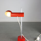 Vintage Small Red Table Lamp