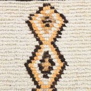 Beige & Brown Classic Turkish Runner Rug, 100x332Cm