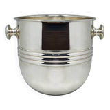 1960s Astonishing Silver Plated Ice Bucket by Sheratonn. Made in Italy.