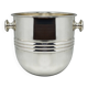 1960s Astonishing Silver Plated Ice Bucket by Sheratonn. Made in Italy.