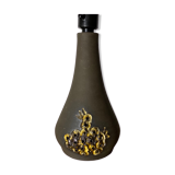 Handmade Vintage Ceramic Table Lamp - Handmade by Margot in Denmark, Mid Century Ceramic Pottery